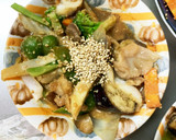 きな粉でコク旨炒飯味豚こま大根青椒肉絲風作り方17写真