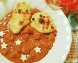 ハロウィン♪とろ～りチーズのおばけナン♪作り方3写真