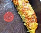 ハムとパセリのチーズオムレツ作り方6写真