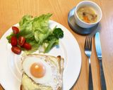 クロックマダムで朝ごはん♪作り方5写真