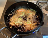 人参とねぎの青い（緑）部分でかき揚げ作り方8写真