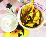 時短♡揚げないひらひらパンプキンチップス作り方11写真