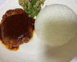 洗い物節約ハンバーグ！(キノコいり)作り方8写真