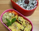 ハムとパセリのチーズオムレツ作り方8写真
