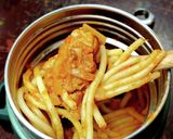 鹿バーグのトマトスープジャーパスタ作り方5写真