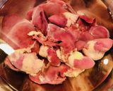 鶏レバーのワイン生姜煮作り方1写真