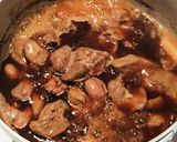 鶏レバーのワイン生姜煮作り方3写真
