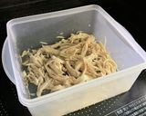 レンジで2分！鶏むね肉の蒸し鶏のストック作り方4写真