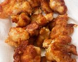 米粉でカリッ!鶏肉とピーマンの中華炒め作り方3写真
