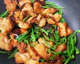 米粉でカリッ!鶏肉とピーマンの中華炒め作り方5写真