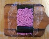 キャラ弁☆おばけちゃん海苔巻き作り方3写真