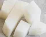 ふわふわ卵♡大根と焼き海苔のかき玉スープ作り方1写真