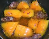 かぼちゃと小豆の従妹煮。作り方4写真