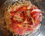 レンチン簡単♡豚バラもやしの香味蒸し作り方4写真