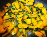 南瓜のハチミツソテー作り方1写真