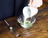 和カフェ気分 米粉の抹茶パンケーキ作り方4写真