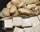 マッシュルームで♪出汁うま肉豆腐作り方6写真