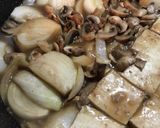 マッシュルームで♪出汁うま肉豆腐作り方9写真