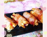 お弁当に☆じゃが&おさつの豚バラ巻き作り方5写真