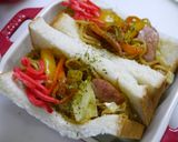 簡単！焼きそばパン　焼きそばサンド作り方1写真