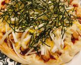フライパンで焼く＊和風テリヤキチキンピザ作り方7写真