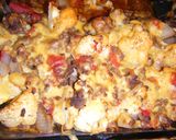 牛ひき肉とカリフラワーの簡単オーブン焼き作り方3写真