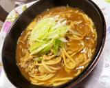 顆粒だしで♪和風カレーうどん作り方4写真