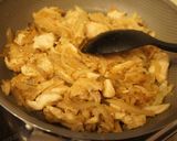 かぼちゃと鶏むね肉で＊満足グラタン作り方4写真