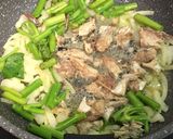 15分で空芯菜と鯖缶のパスタ〜訪問介護編作り方6写真