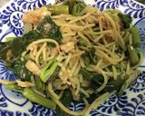 15分で空芯菜と鯖缶のパスタ〜訪問介護編作り方10写真