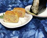 簡単サラダフレーク（カニカマ）で卵焼き作り方5写真