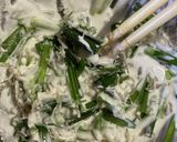 お米の粉でつくるニラ焼き作り方3写真