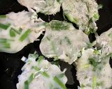 お米の粉でつくるニラ焼き作り方5写真