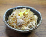 しらたきと鶏肉の炒め煮作り方7写真