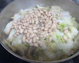 手羽先&白菜&シメジ&舞茸&大豆の煮込み作り方5写真