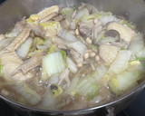 手羽先&白菜&シメジ&舞茸&大豆の煮込み作り方6写真