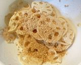 副菜に♡れんこんのごまマヨサラダ作り方3写真