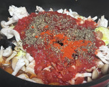 豚肉の茄子&シメジ&エリンギトマトソース作り方3写真