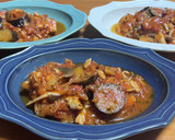 豚肉の茄子&シメジ&エリンギトマトソース作り方11写真