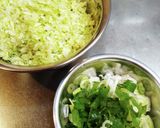 米粉で野菜たっぷりお好み焼き♪作り方1写真