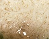 ささみ貝割れ大根とキムチで素麺作り方3写真