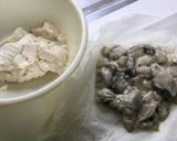 揚げの巾着煮 牡蠣入り作り方2写真