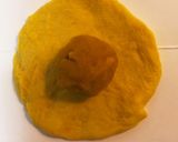 生地とあんのWかぼちゃで 米粉パン♪作り方7写真