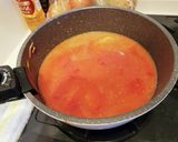 味噌鍋の〆に★トマトチーズリゾット作り方1写真