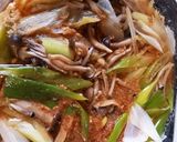 簡単♪︎豚肉団子ときのこのみそ煮♡♡‪♡作り方3写真