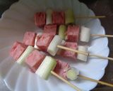 さいころステーキ串作り方1写真
