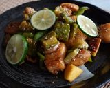 鶏肉と茄子とレンコンでさっぱり炒め作り方7写真