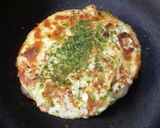 チーズちくわ入りキャベツ焼き(タレ捕捉)作り方6写真