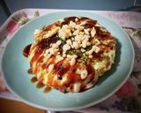 チーズちくわ入りキャベツ焼き(タレ捕捉)作り方9写真