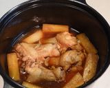 ほったらかしで完成！鶏肉と大根のポン酢煮作り方6写真